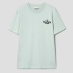 GANNI Thin Jersey Ganni World Relaxed T-shirt - Aqua Foam