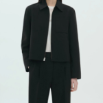Theory Women Admiral Crepe Relax Zip Jacket - Black