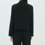 Theory Women Admiral Crepe Relax Zip Jacket - Black