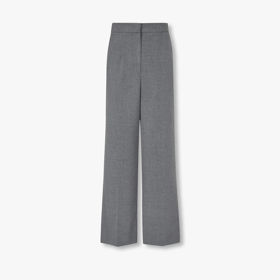 JAJU Wide Pants (Charcoal) — стильные и удобные брюки свободного кроя в универсальном тёмно-сером оттенке