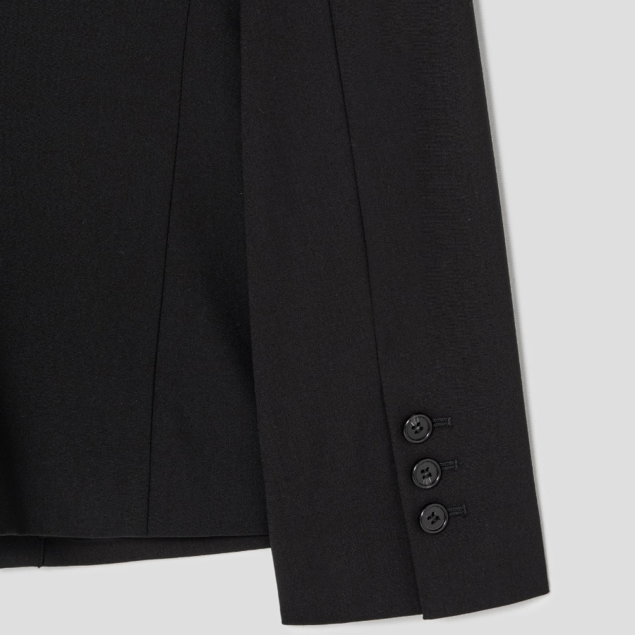 Theory Women Good Wool Single Slim Blazer - Black