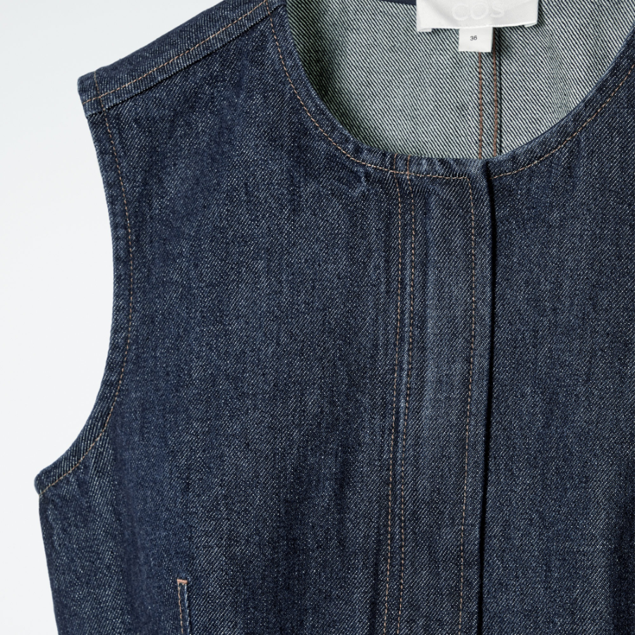 COS Sleeveless Denim Top