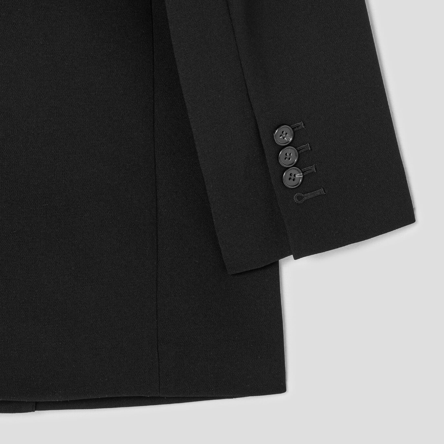 Theory Women Admiral Crepe Relax Oversized Blazer - Black