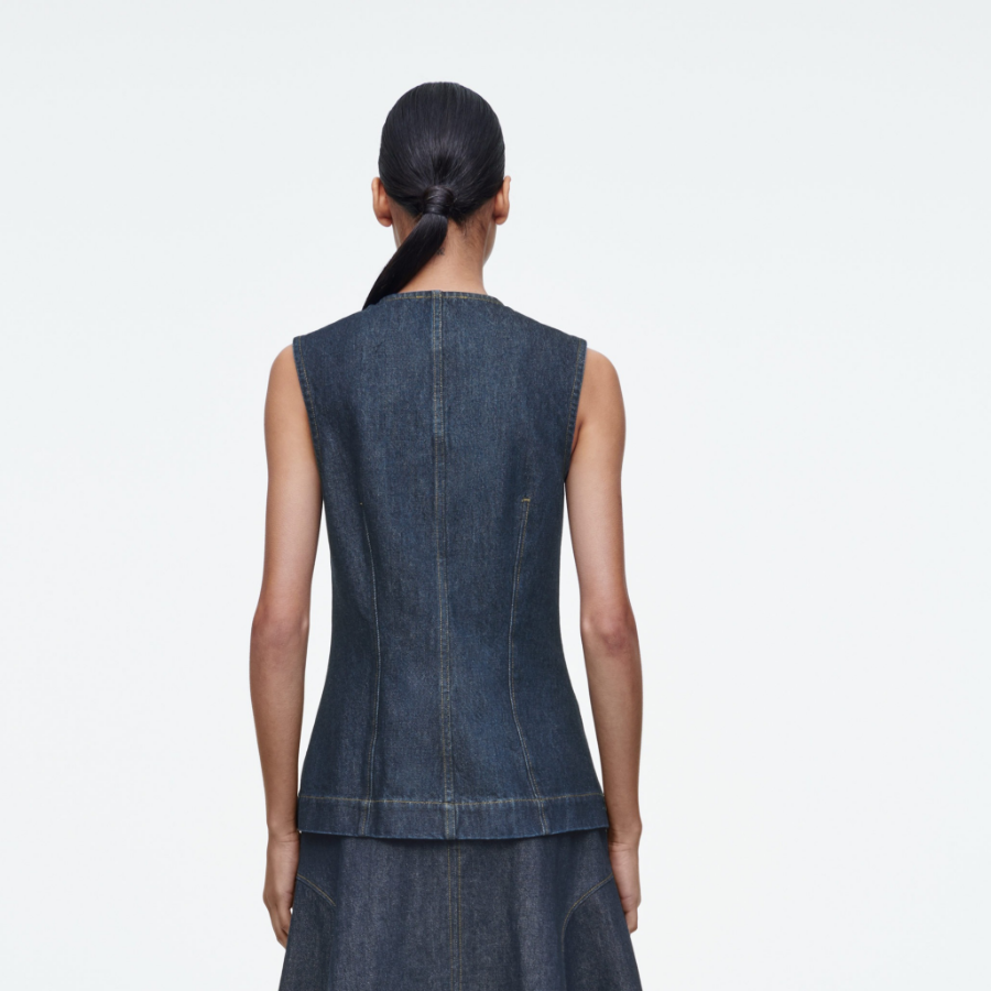 COS Sleeveless Denim Top