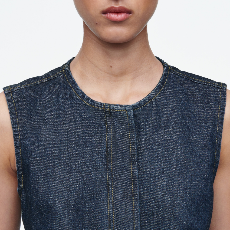 COS Sleeveless Denim Top