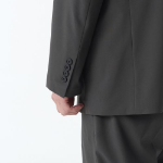 Relaxed Basic Blazer — Gunmetal