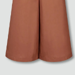 JAJU Linen Blended Culotte Pants (Brick) — лёгкие кюлоты из льняной смеси для жарких дней и повседневной элегантности