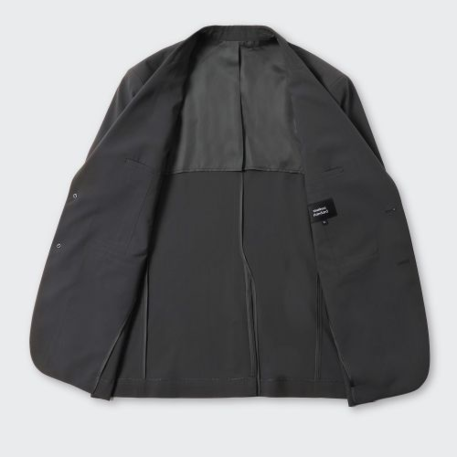 Relaxed Basic Blazer — Gunmetal