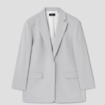 Theory Women Admiral Crepe Relax Oversized Blazer - Platinum