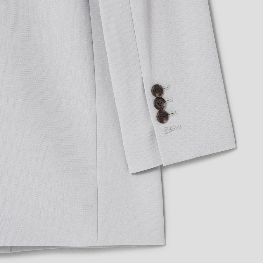 Theory Women Admiral Crepe Relax Oversized Blazer - Platinum