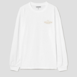 GANNI Future Heavy Jersey Palm Long Sleeve T-shirt - Bright Whitе