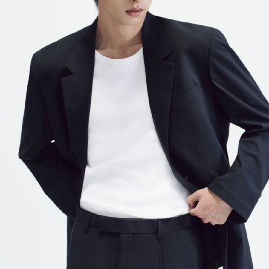 Oversized Blazer — Black