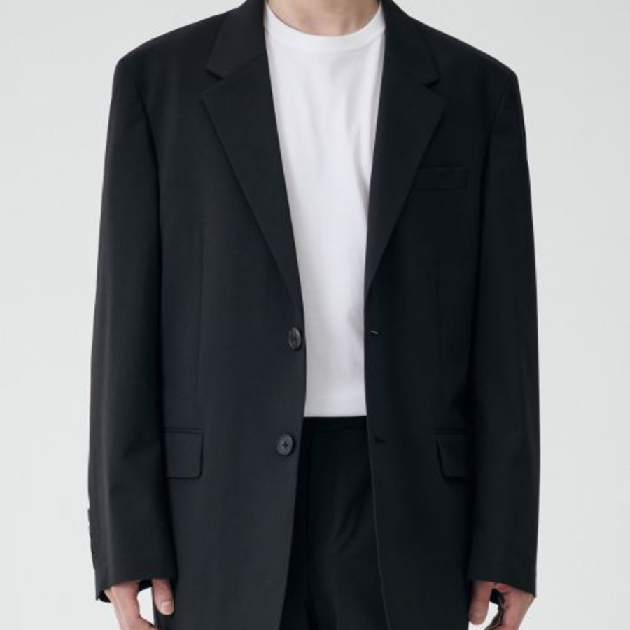 Oversized Blazer — Black