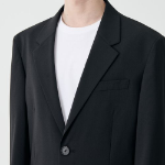 Oversized Blazer — Black