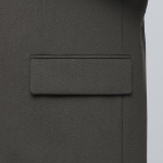 Lightweight Relaxed Basic Blazer — Dusty Khaki