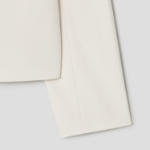 Theory Women Admiral Crepe Relax Zip Jacket - Rice