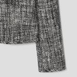 Theory Women Woven Tweed Crewneck Jacket - Black Multi