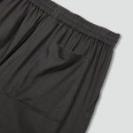 JAJU Linen Blended Culotte Pants (Charcoal) — лёгкие кюлоты в универсальном тёмно-сером оттенке для комфортной летней носки