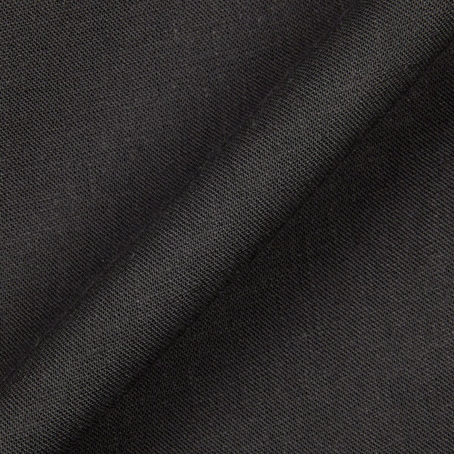 JAJU Linen Blended Culotte Pants (Charcoal) — лёгкие кюлоты в универсальном тёмно-сером оттенке для комфортной летней носки