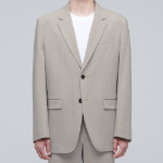 Relaxed Basic Blazer — Light Beige