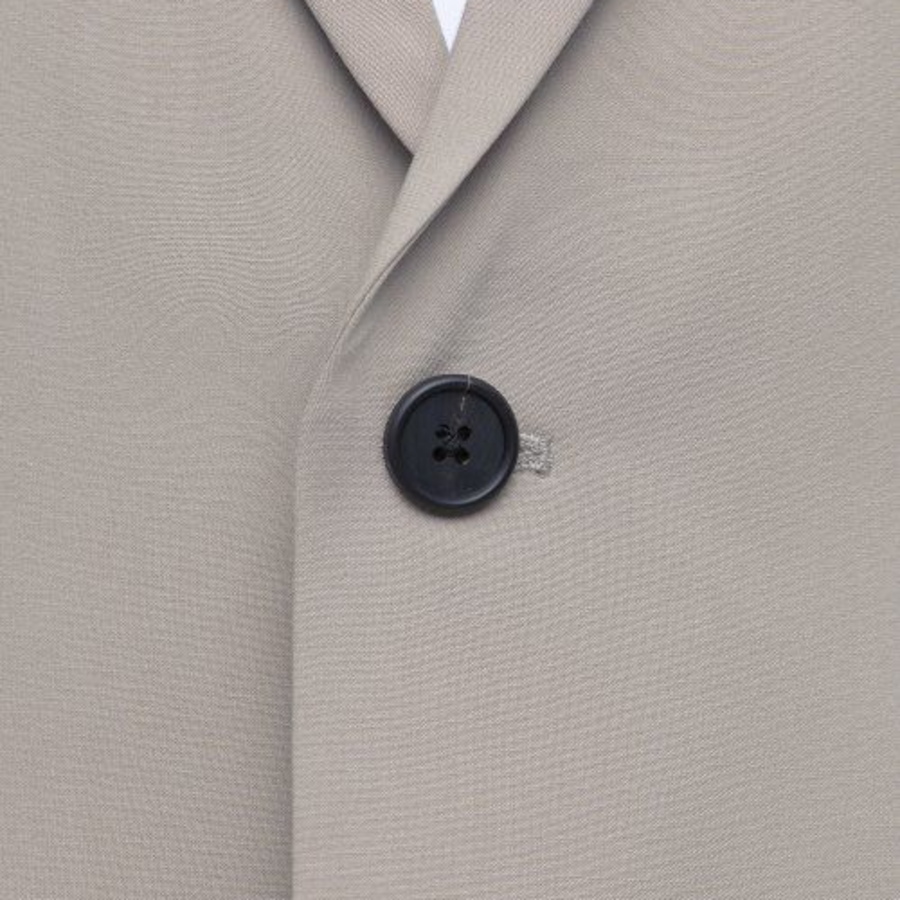 Relaxed Basic Blazer — Light Beige