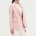 Theory Women Double Wool-Cashmere Relaxed Jacket - New Blush