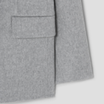 Theory Women Double Wool-Cashmere Relaxed Jacket - Light Grey Melange