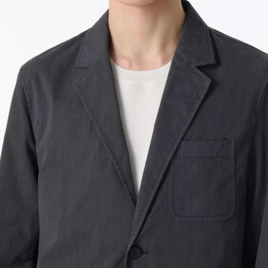 City Workers CN Garment-Dyed Blazer — Grey