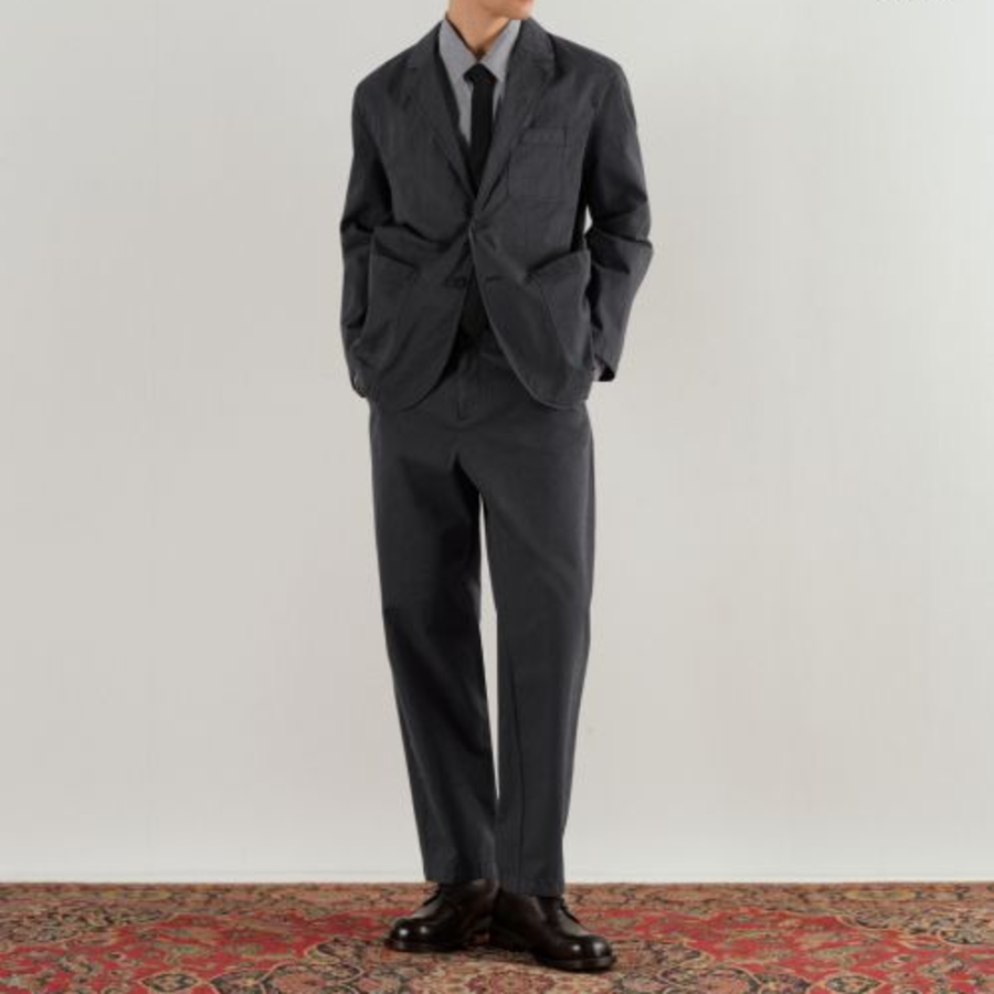 City Workers CN Garment-Dyed Blazer — Grey