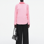 COS Neck Tie Circle Cut Blouse