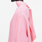 COS Neck Tie Circle Cut Blouse