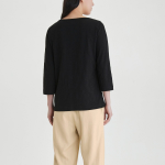 JAJU Linen Blended Wide Banding Pants (Beige) — лёгкие брюки из дышащей льняной ткани в универсальном бежевом оттенке