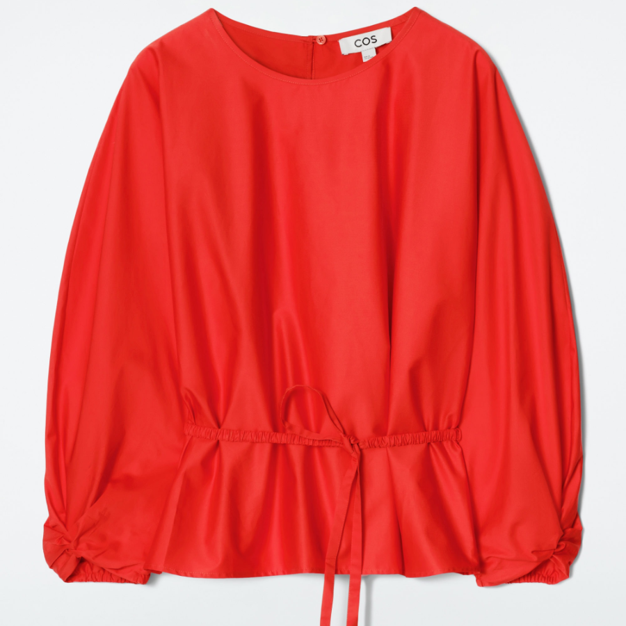 COS Drawstring Peplum Blouse