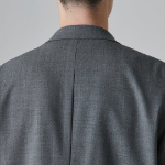 Summer Wool Relaxed Basic Blazer — Medium Grey