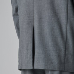Summer Wool Relaxed Basic Blazer — Medium Grey