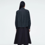 COS Regular Flare Denim Shirt Indigo