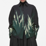 COS Printed Linen Blend Shirt