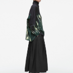 COS Printed Linen Blend Shirt