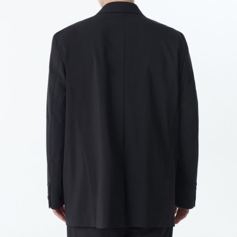 [Cooltandard] Oversized Blazer — Dark Grey