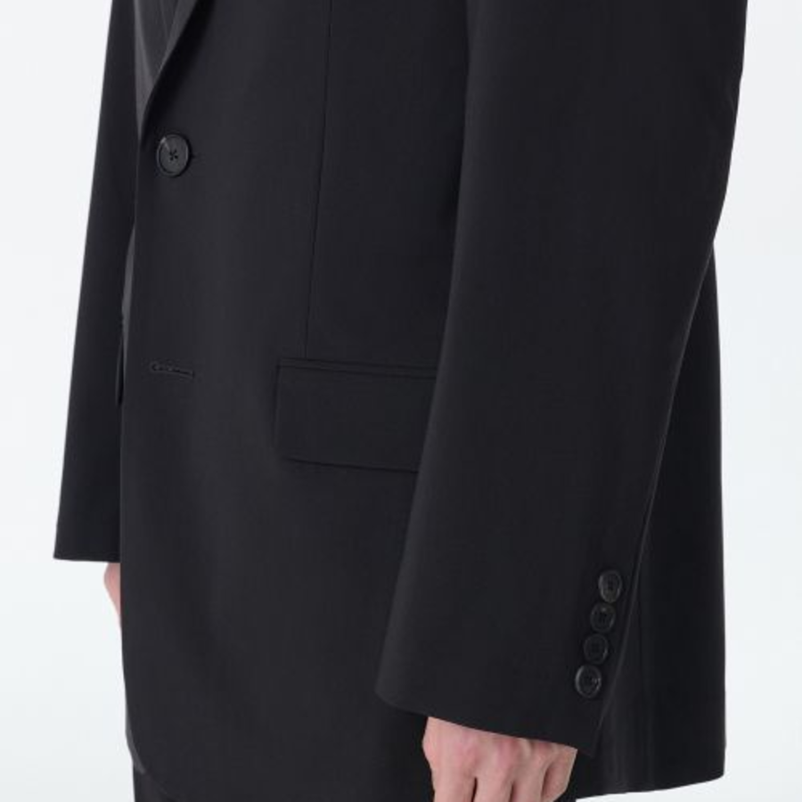 [Cooltandard] Oversized Blazer — Dark Grey