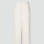 JAJU Linen Blended Wide Banding Pants (Ivory) — светлые и лёгкие брюки из льняной смеси для тёплой погоды и максимального комфорта