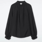 COS Ruffle High-Neck Blouse