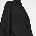 COS Ruffle High-Neck Blouse