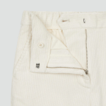 JAJU Corduroy Wide Pants (Ivory) — женские широкие брюки из мягкого вельвета светлого оттенка для стильного и уютного образа