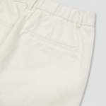 JAJU Corduroy Wide Pants (Ivory) — женские широкие брюки из мягкого вельвета светлого оттенка для стильного и уютного образа