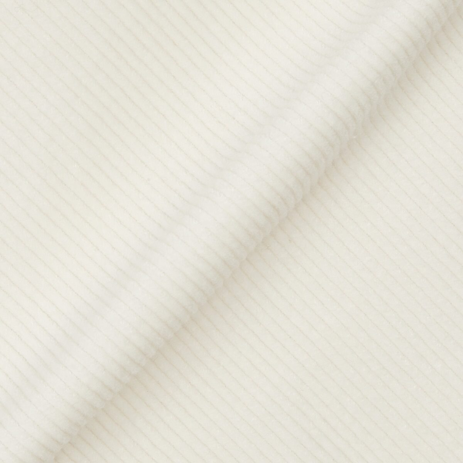 JAJU Corduroy Wide Pants (Ivory) — женские широкие брюки из мягкого вельвета светлого оттенка для стильного и уютного образа