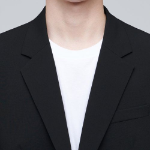 Relaxed Basic Blazer — Black