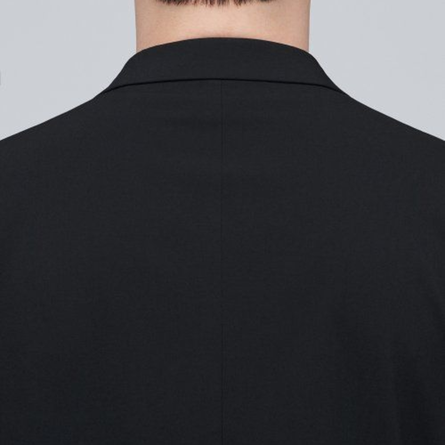 Relaxed Basic Blazer — Black