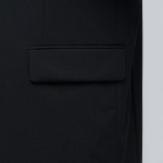 Relaxed Basic Blazer — Black