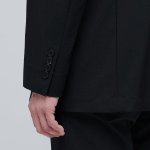 Relaxed Basic Blazer — Black